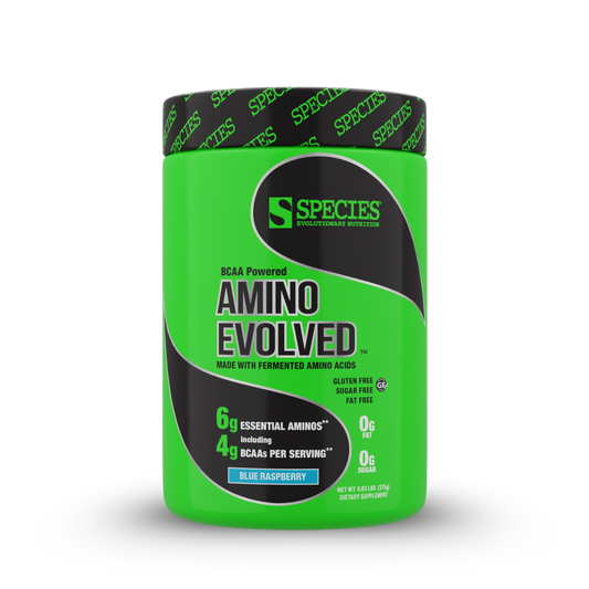 Amino Evolved Blue Raspberry - Front