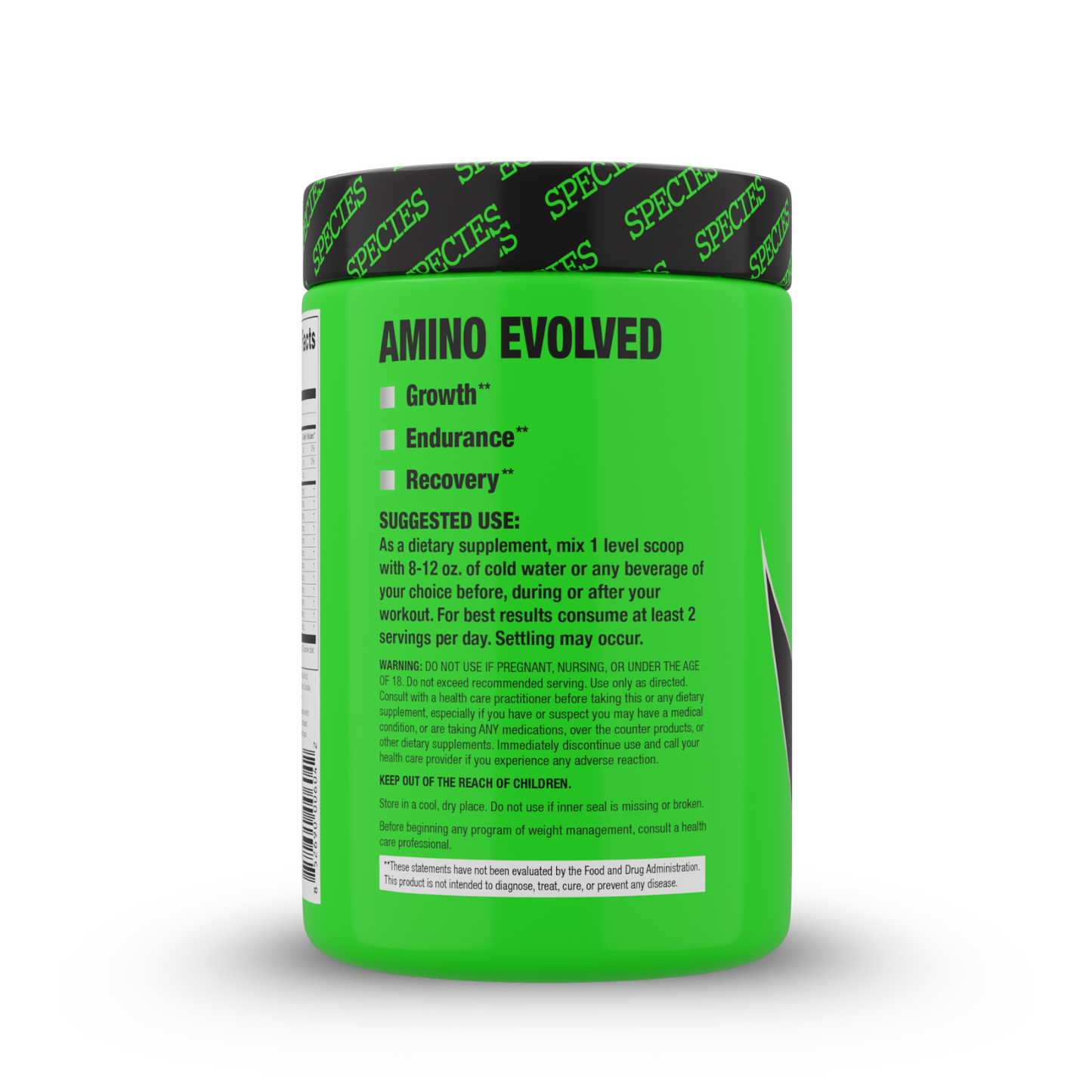 Amino Evolved Blue Raspberry - Side
