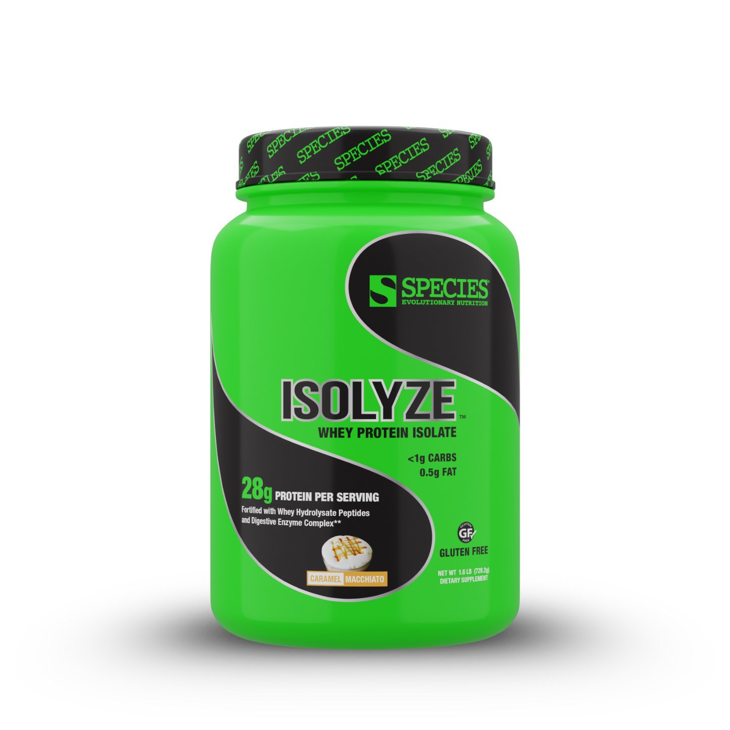 Isolyze 22 Serve Caramel Macchiato - Front