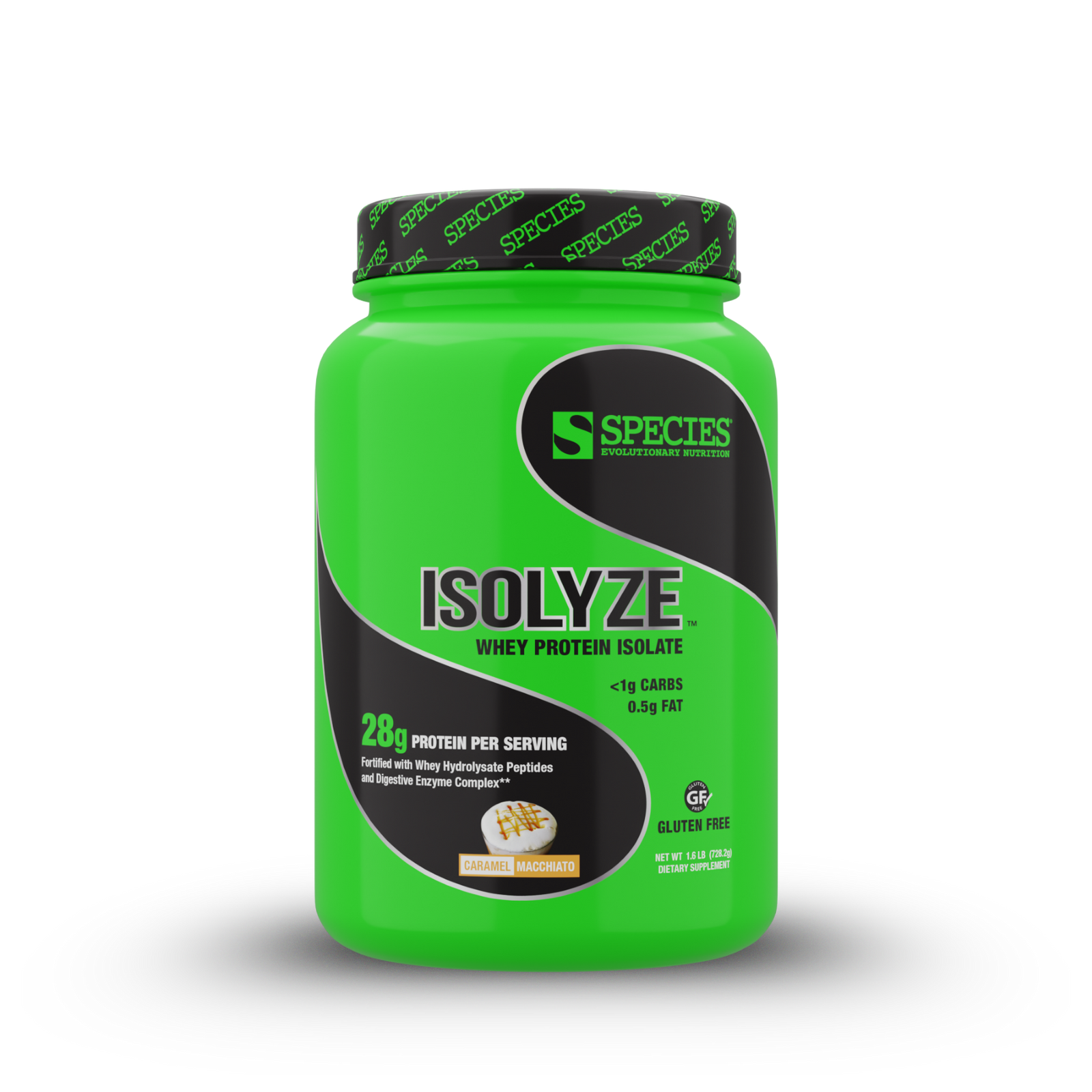 Isolyze 22 Serve Caramel Macchiato - Front
