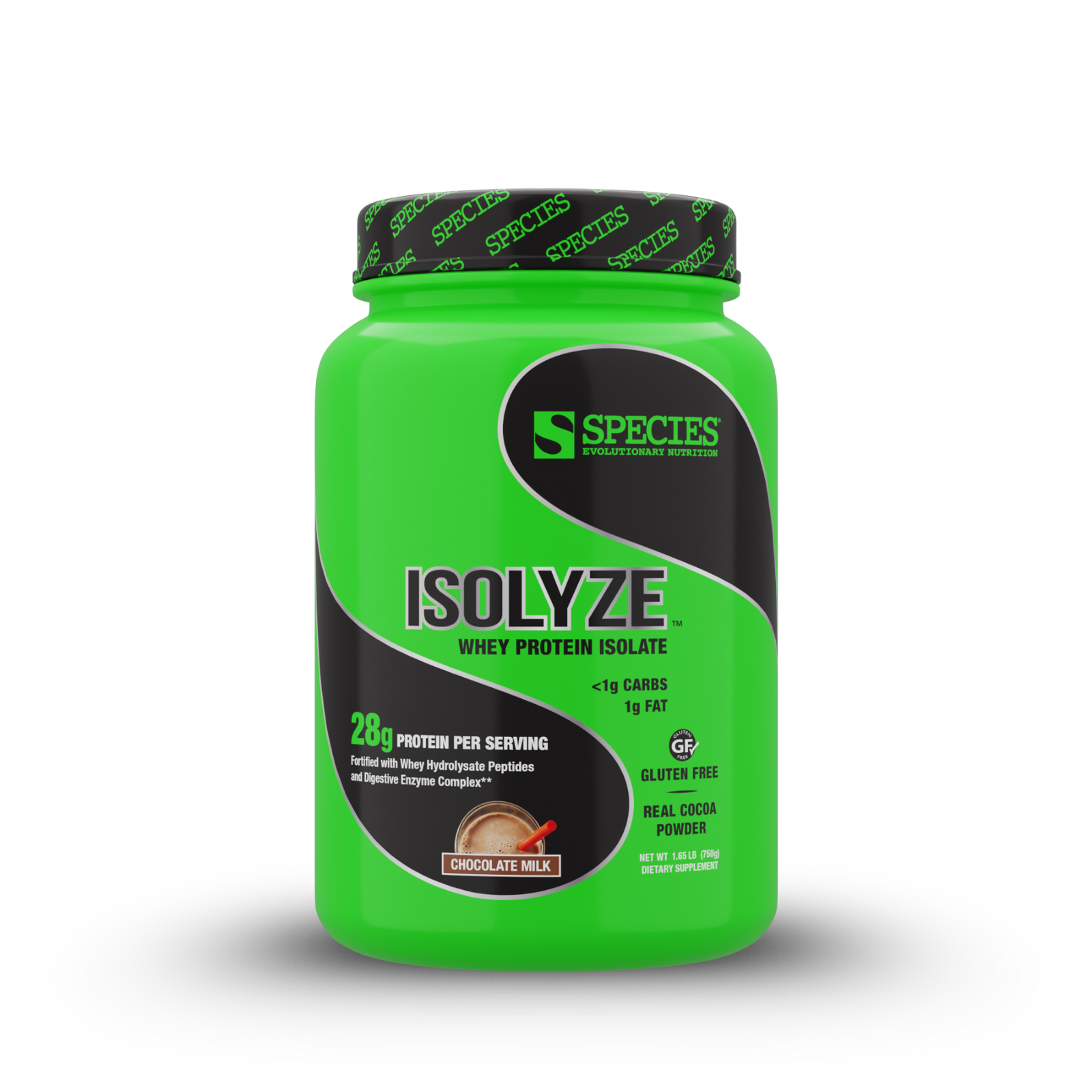 Isolyze 22 Serve Chocolate Milk - Front