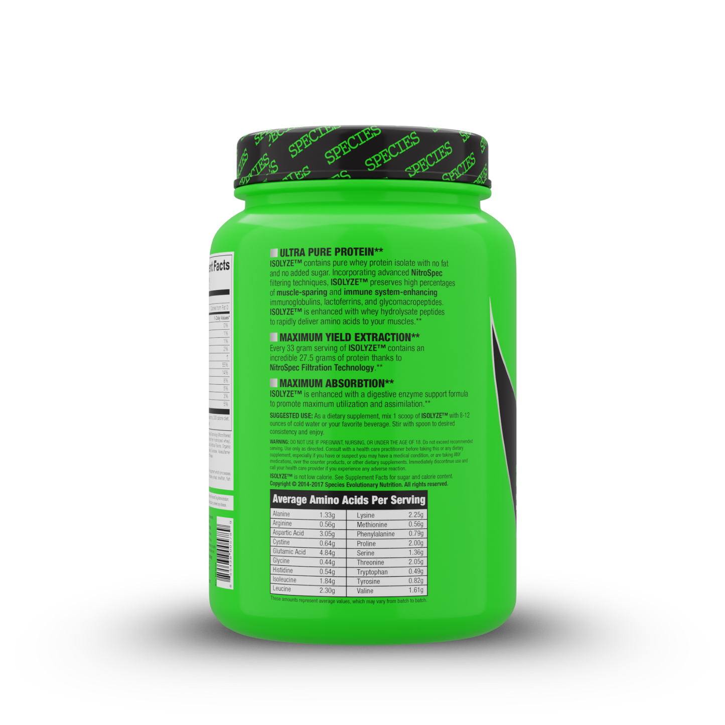 Isolyze 22 Serve Cinnamon Donut - Side