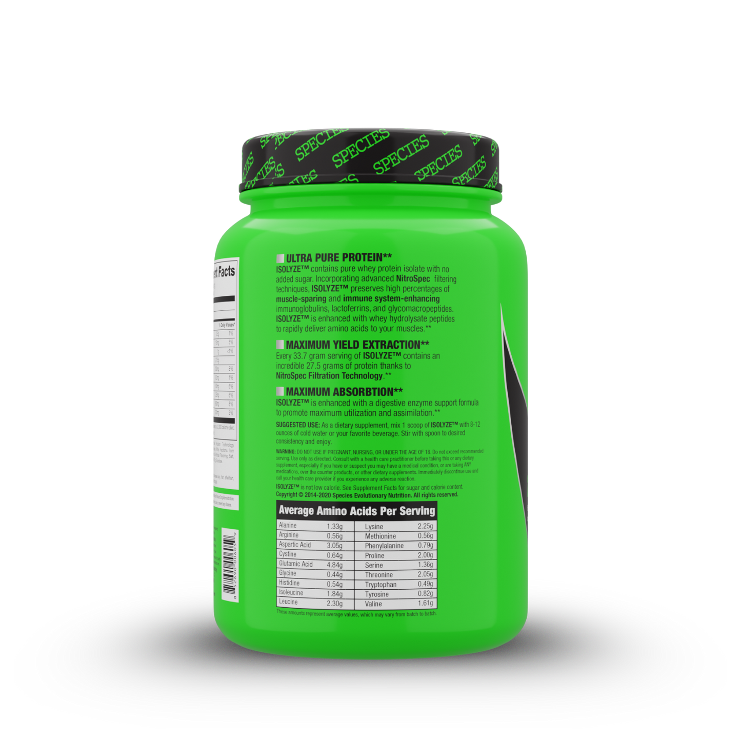 Isolyze 22 Serve Pumpkin Spice - Side
