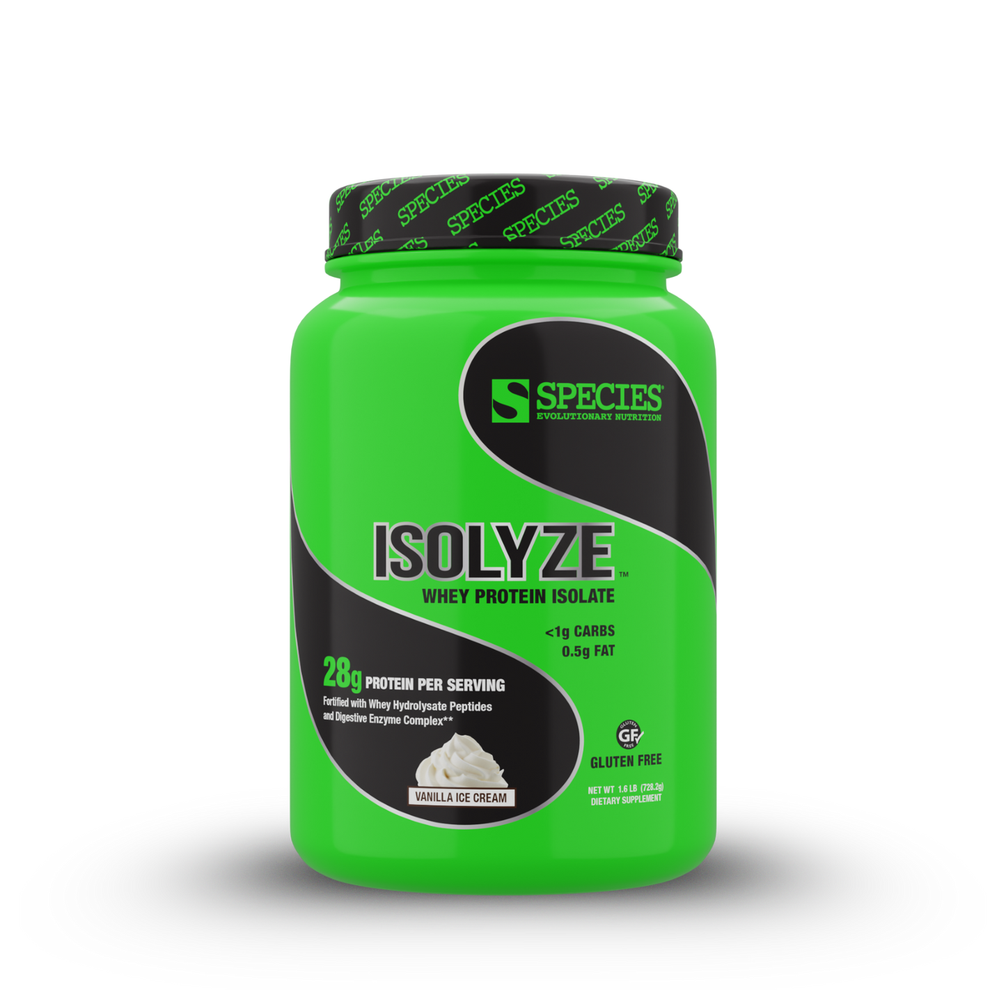 Isolyze 22 Serve Vanilla Ice Cream - Front