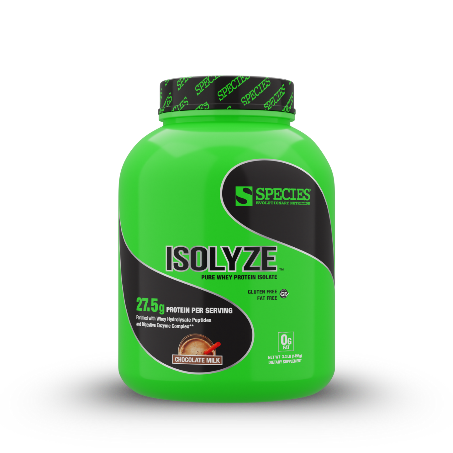 Isolyze 44 Serve Chocolate Milk - Front