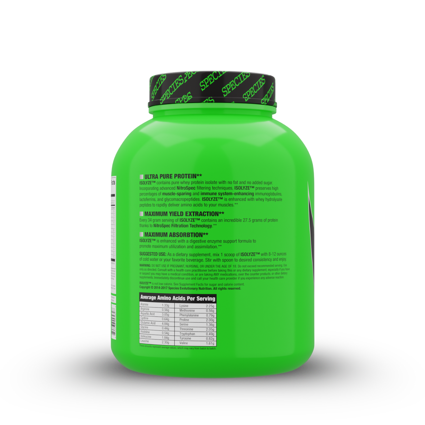 Isolyze 44 Serve Cinnamon Donut - Side