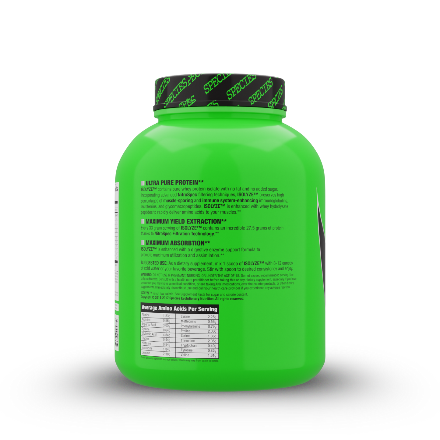 Isolyze 44 Serve Cookies & Cream - Side