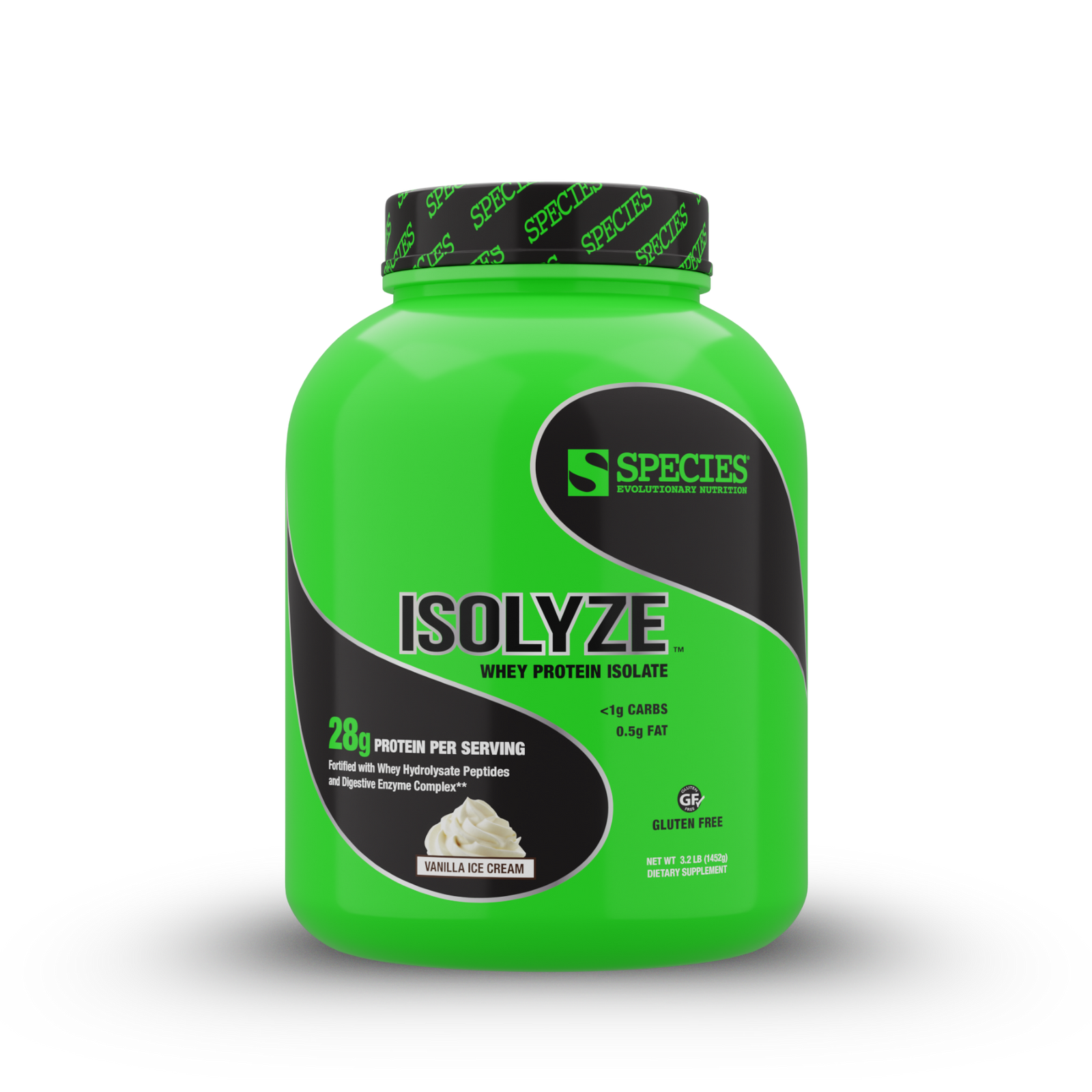 Isolyze 44 Serve Vanilla Ice Cream - Front