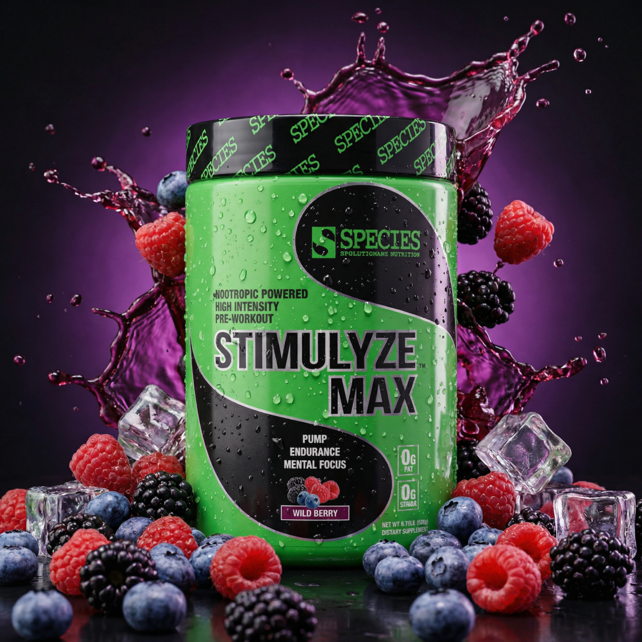 Stimulyze Max Wild Berry - Hero Dark